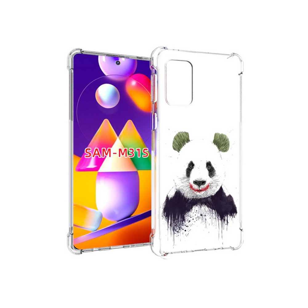 

Чехол MyPads Tocco для Samsung Galaxy M31s панда джокер (PT152186.489.533), Прозрачный, Tocco