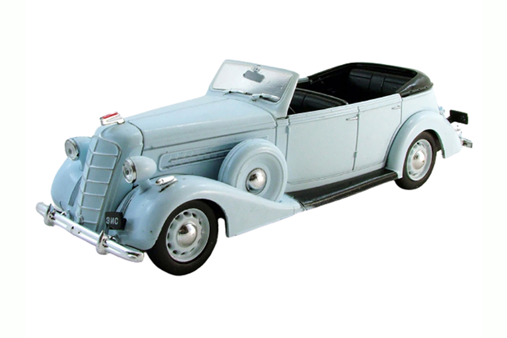 

Модель коллекционная Zis 102 (ussr russian) 1936 blue | зис 102 автолегенды ссср лучшее #3, Голубой