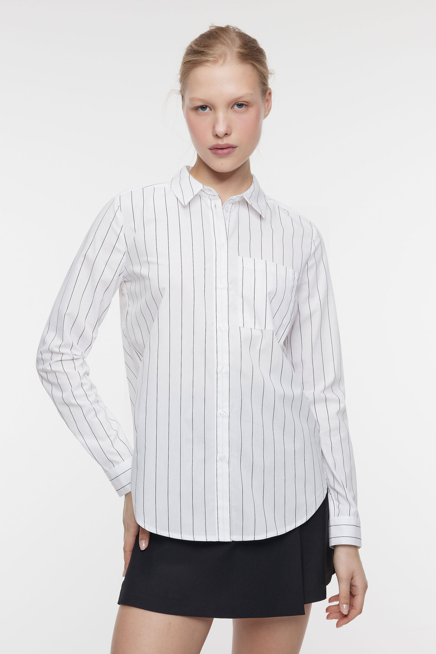 Рубашка женская Befree RegularShirt белая XL