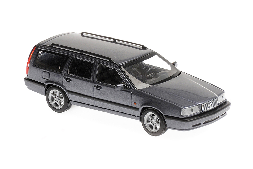 

Модель коллекционная MAXICHAMPS Volvo 850 break 1994 blue metallic, Серый