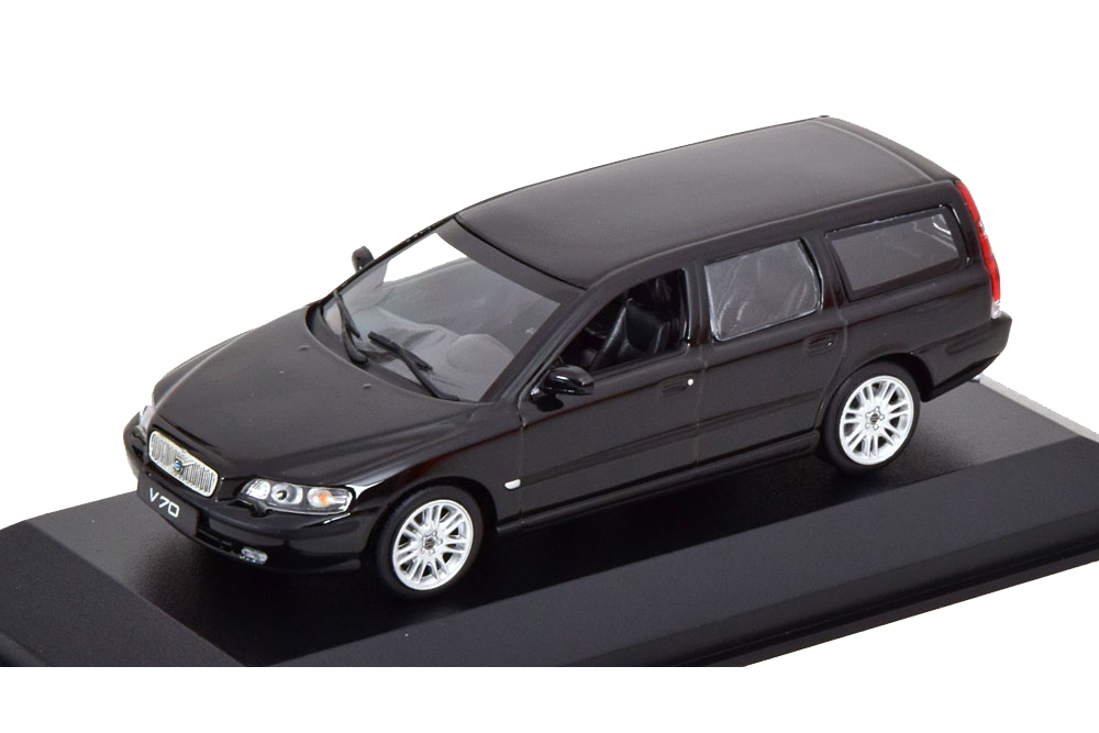 

Модель коллекционная MINICHAMPS Volvo V70 break 2000 black scale, Черный
