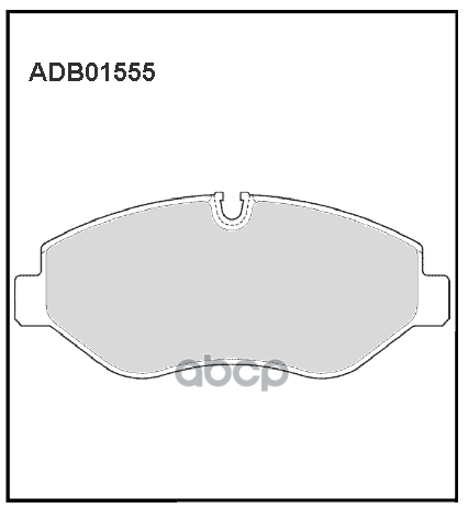 

Тормозные колодки ALLIED NIPPON передние дисковые adb01555