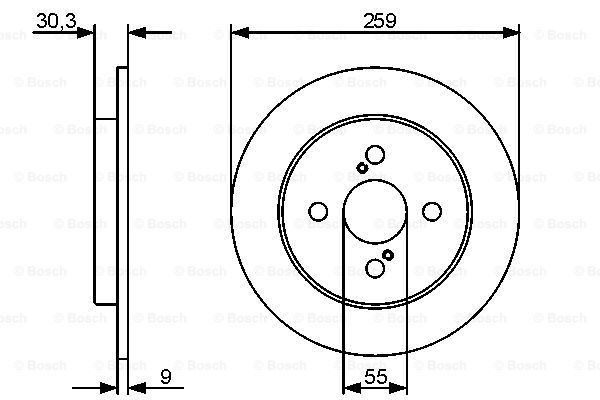 Тормозной диск BOSCH 0986479420