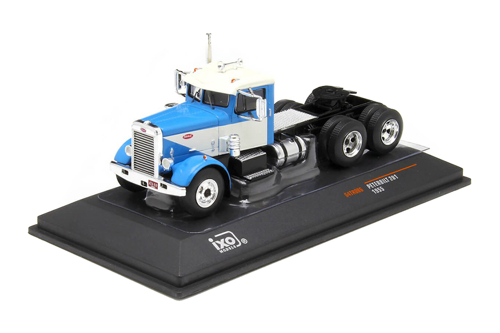 

Модель коллекционная IXO Peterbilt 281 1955 blue/white седельный тягач, Синий