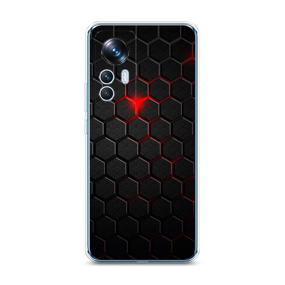 

Чехол Awog "Фон соты красные" на Xiaomi 12T / Сяоми 12T, Красный;черный