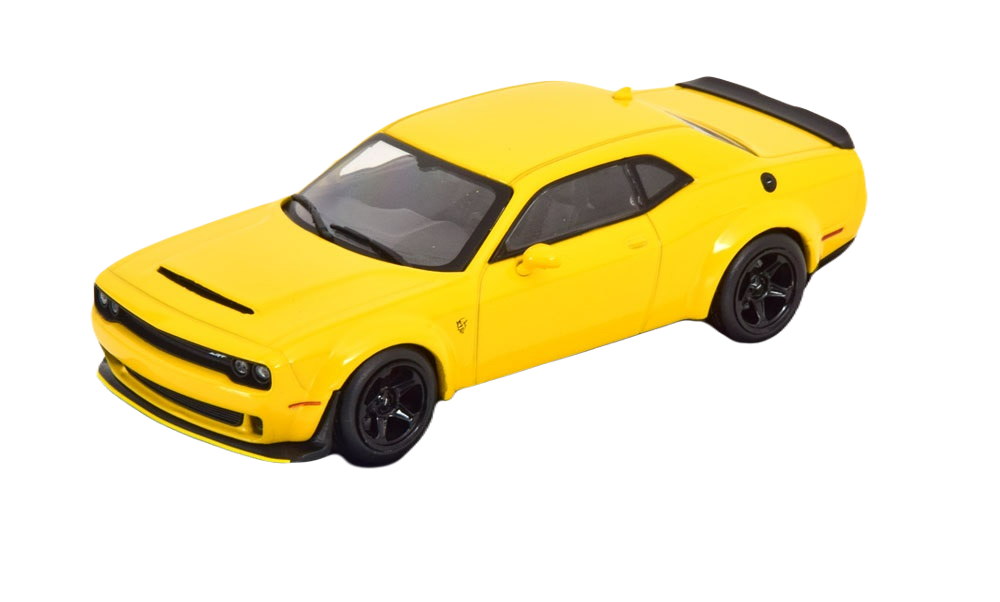 

Модель коллекционная SOLIDO Dodge challenger srt demon V8 2018 yellow, Желтый