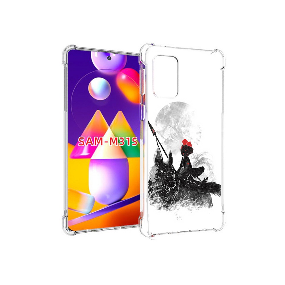 

Чехол MyPads Tocco для Samsung Galaxy M31s мононоке (PT152186.489.481), Прозрачный, Tocco
