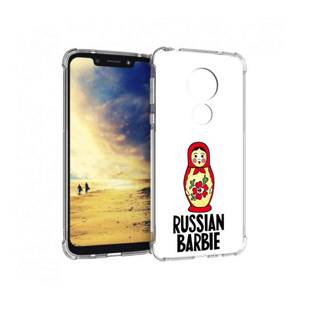 

Чехол MyPads Tocco для Motorola G7 Power матрешка (PT227059.362.459), Прозрачный, Tocco