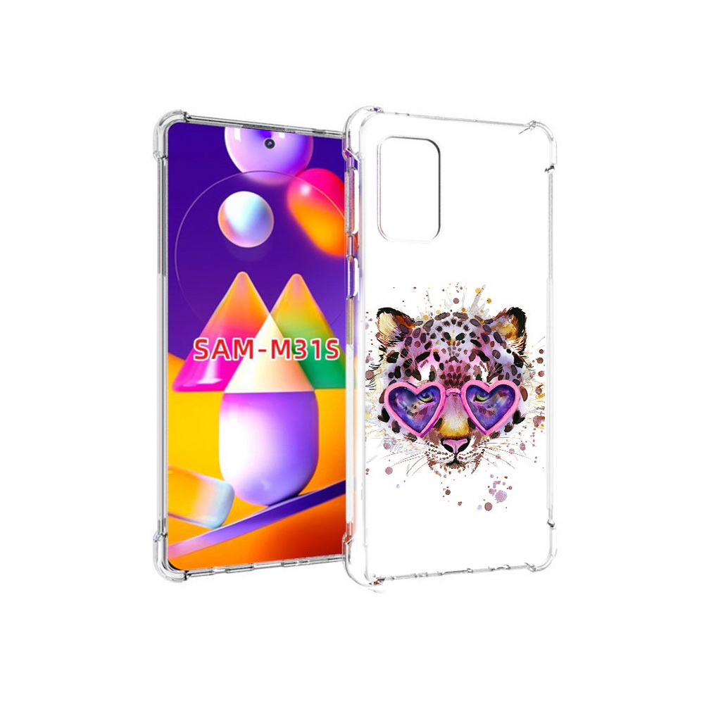 

Чехол MyPads Tocco для Samsung Galaxy M31s модный леопард (PT152186.489.480), Прозрачный, Tocco