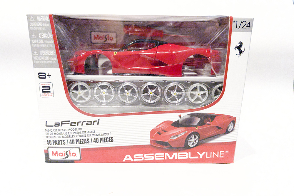 

Модель сборная laferrari 2014 red / феррари лаферрари красный (сборка без клея)