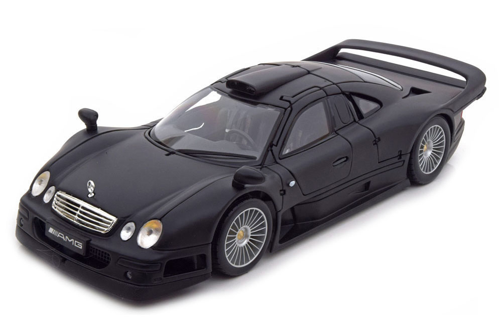 

Модель коллекционная MAISTO Mercedes clk gtr 1998 matt black, Черный