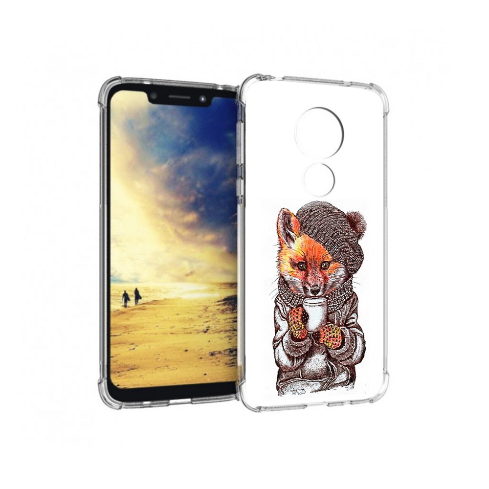 

Чехол MyPads Tocco для Motorola G7 Power лиса в шапке (PT227059.362.437), Tocco