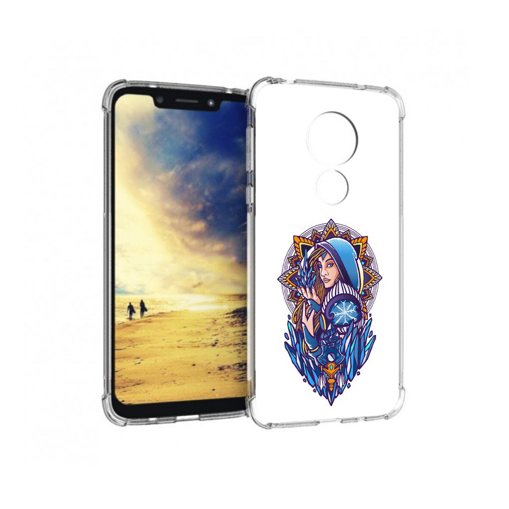 

Чехол MyPads Tocco для Motorola G7 Power кристал мейден дота 2 (PT227059.362.415), Прозрачный, Tocco