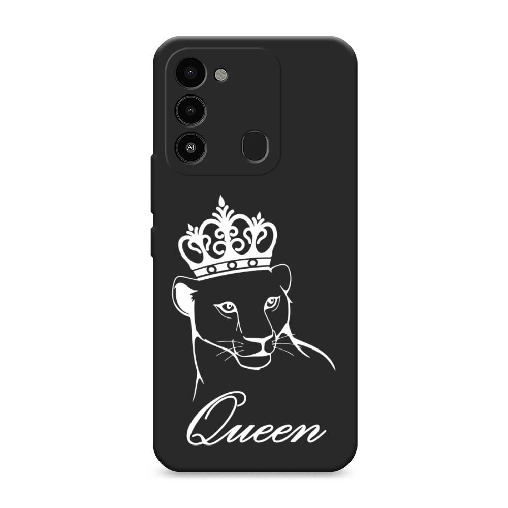 

Чехол Awog "Львица королева" на Tecno Spark 9 / Техно Спарк 9, Бежевый;прозрачный