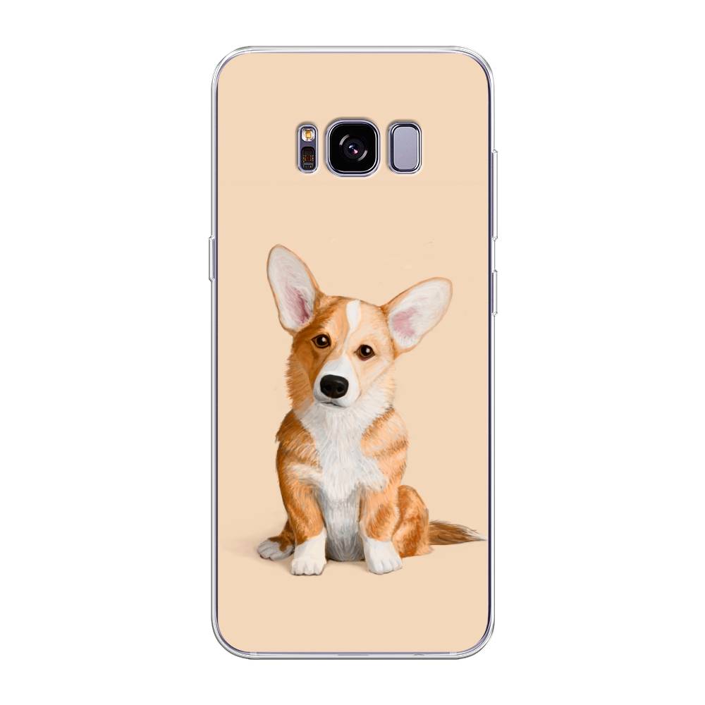 

Чехол на Samsung Galaxy S8 Plus "Грустный Корги", Коричневый;бежевый, 24850-1