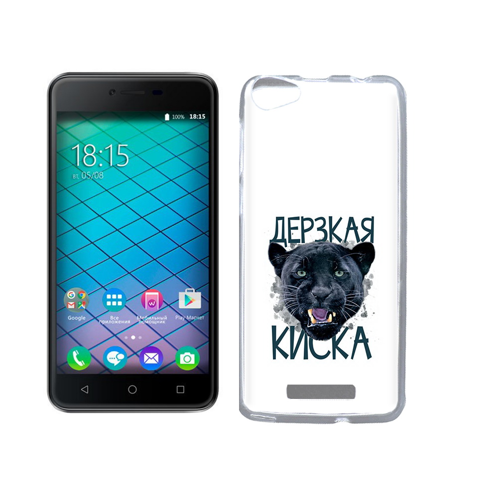 

Чехол MyPads Tocco для BQ 5059 Strike Power дерзкая киска, Прозрачный, Tocco