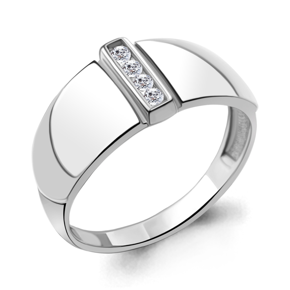 

Кольцо из серебра с фианитом Aquamarine Aquamarine 67293А_925_р р. 19,5, 67293А_925_р