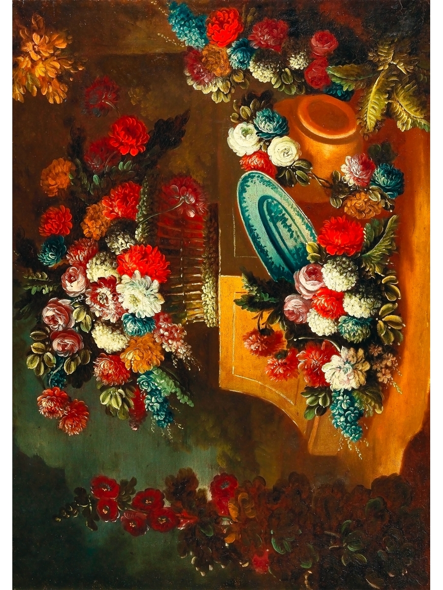 

Постер DRABS А2 Гаспаро Лопес - Натюрморт цветов в пейзаже