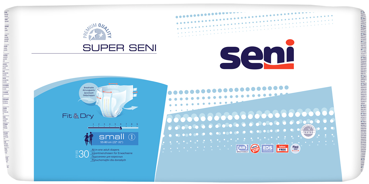 фото Подгузники для взрослых super seni small, 30 шт.