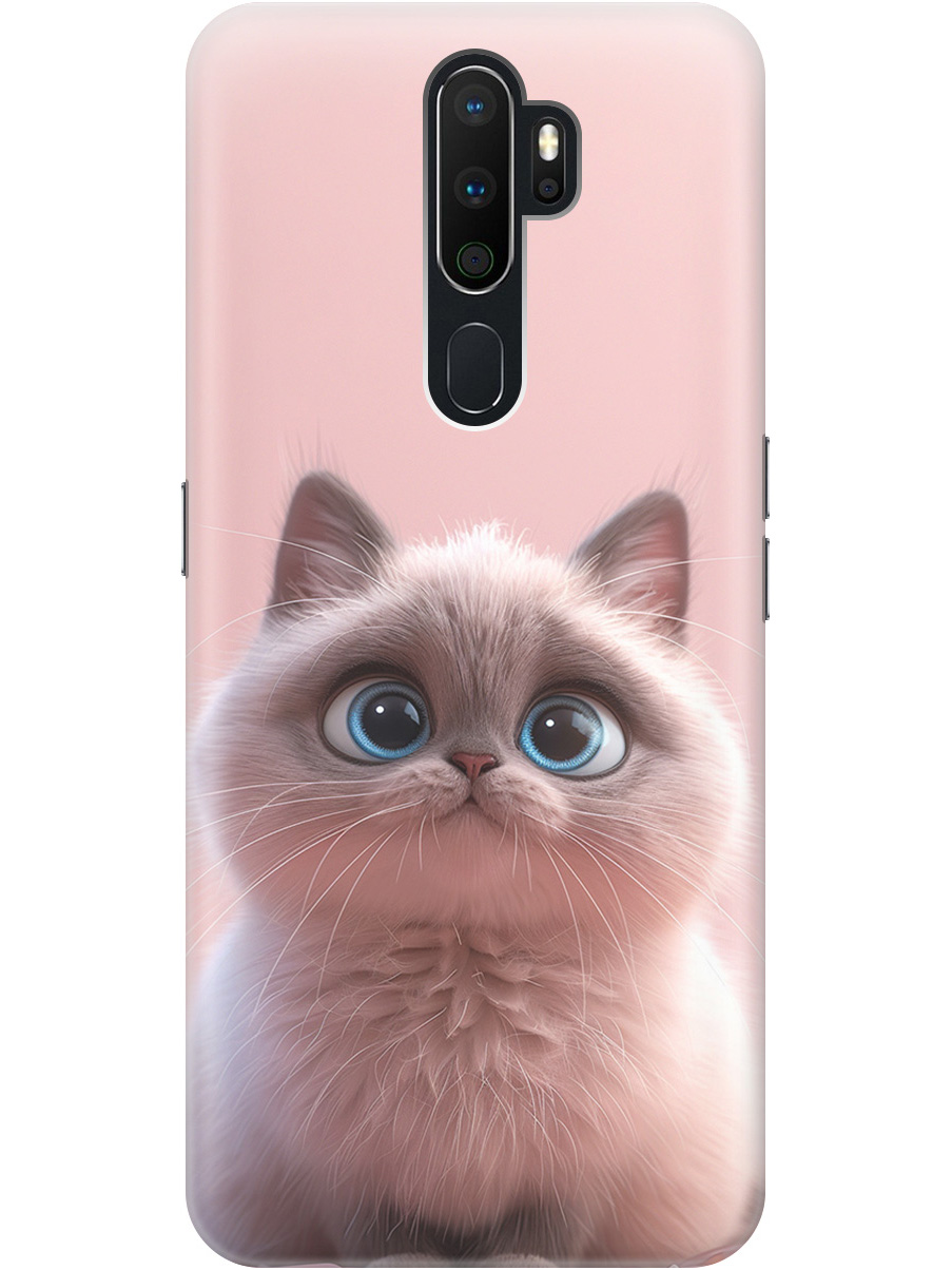

Силиконовый чехол на Oppo A5 (2020) / A9 (2020) с принтом "Милейший котик", Прозрачный;розовый;серый, 726151311