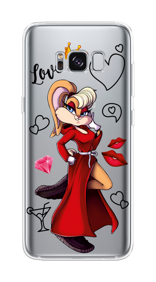 

Чехол на Samsung Galaxy S8 "Rich Lola Bunny", Красный;бежевый;оранжевый, 24750-6