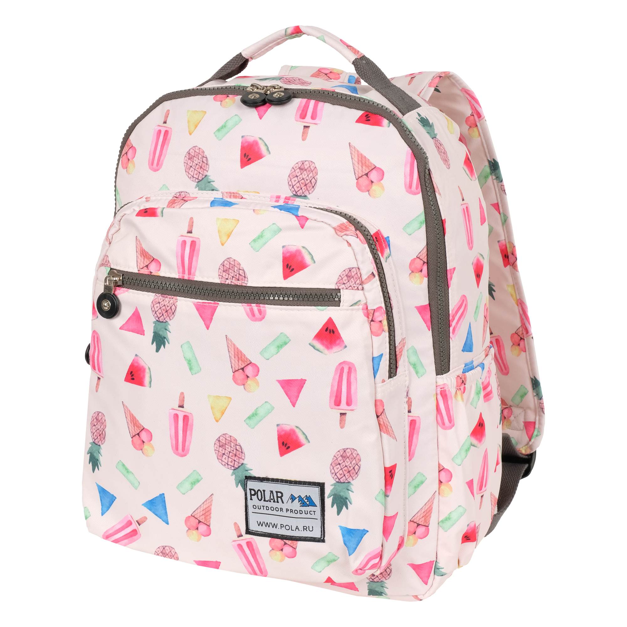 Рюкзак унисекс Polar П8100 бледно-розовый, 29х38х11 см