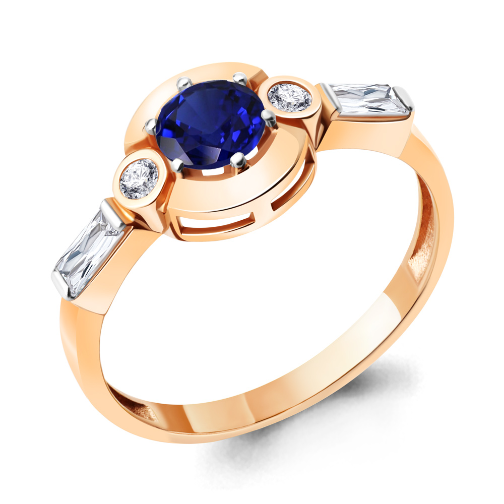 

Кольцо из серебра с фианитом Aquamarine Aquamarine 67290АБ_925_з р. 18,5, 67290АБ_925_з