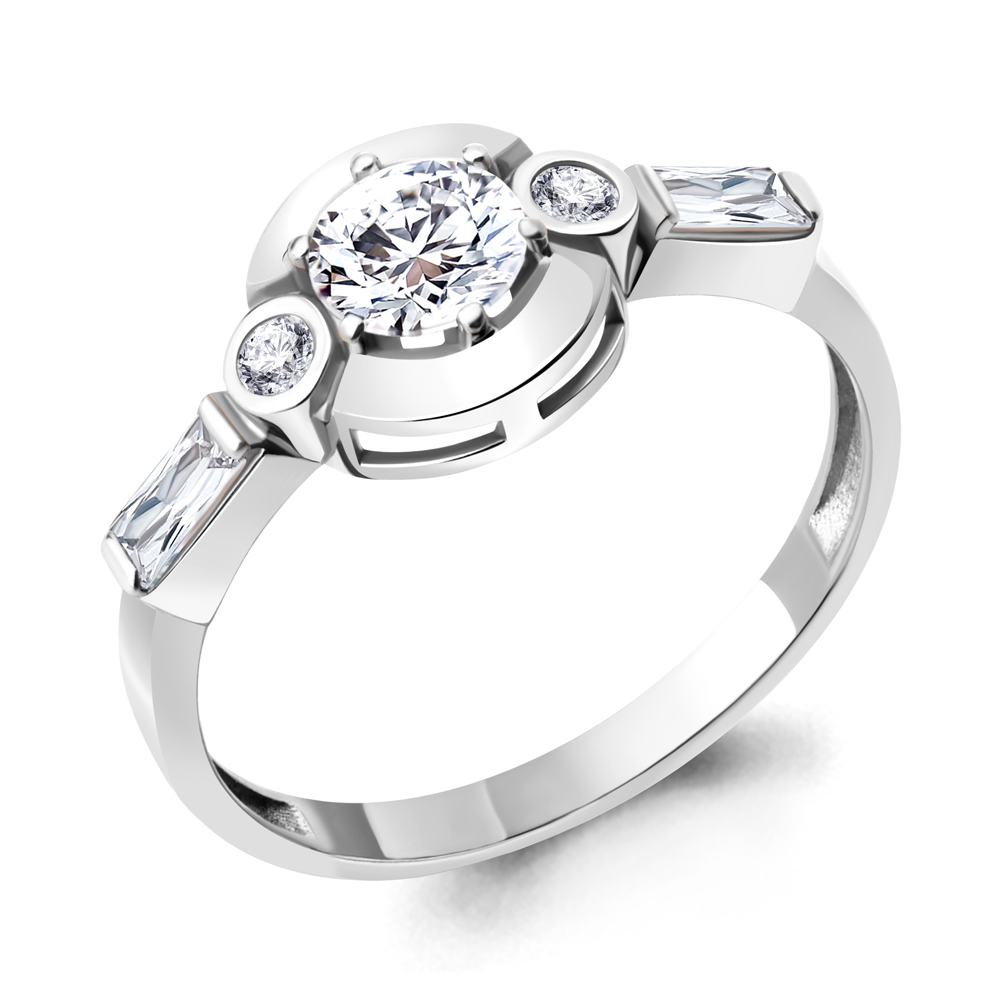 

Кольцо из серебра с фианитом Aquamarine Aquamarine 67290А_925_р р. 16,5, 67290А_925_р