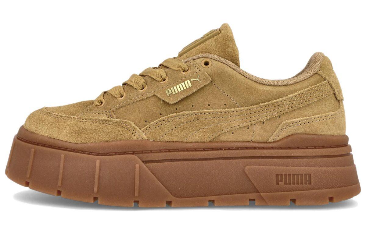 

Кеды унисекс Puma Mayze Stack Suede бежевые 38 EU, Бежевый, Mayze Stack Suede