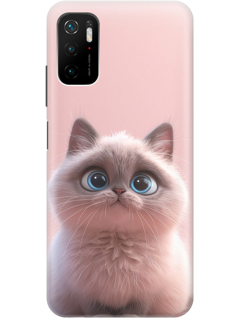 

Силиконовый чехол на Xiaomi Redmi Note 10T / Poco M3 Pro с принтом "Милейший котик", Прозрачный;розовый;серый, 730837111