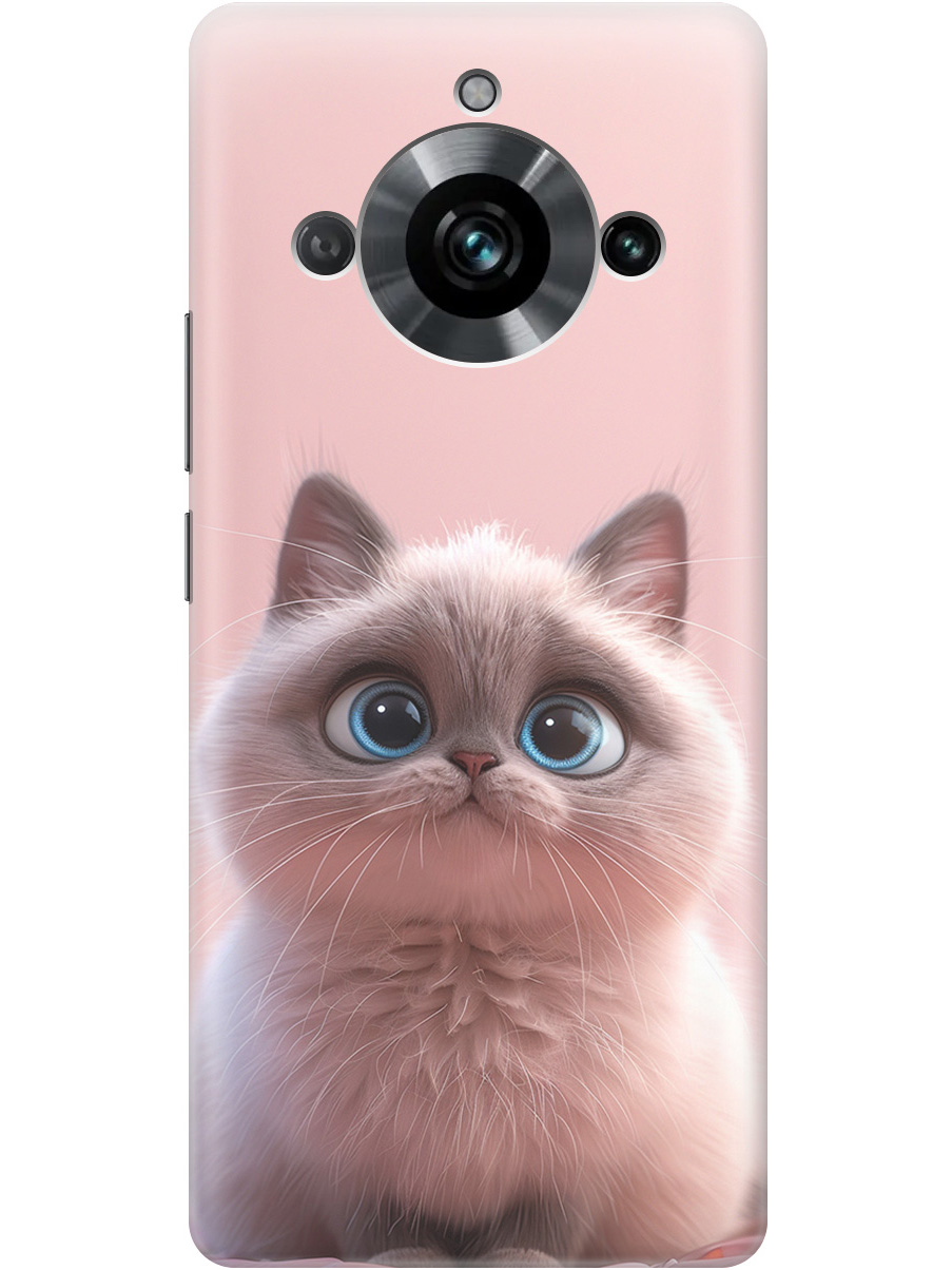 

Силиконовый чехол на Realme 11 Pro / 11 Pro+ с принтом "Милейший котик", Прозрачный;розовый;серый, 771145111