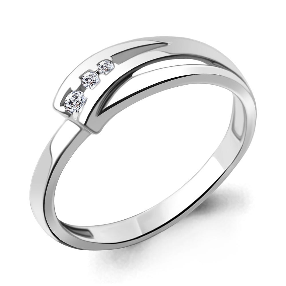 

Кольцо из серебра с фианитом Aquamarine Aquamarine 67287А_925_р р. 15, 67287А_925_р