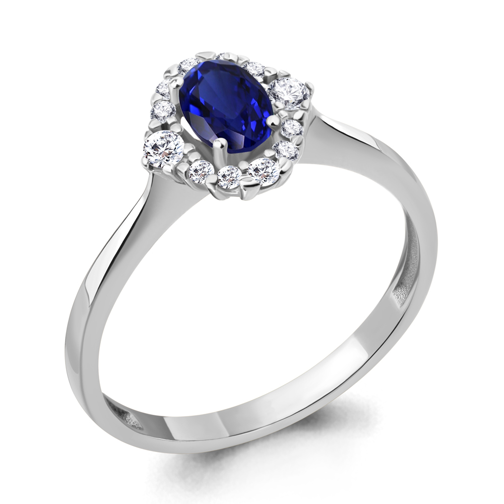 

Кольцо из серебра с фианитом Aquamarine Aquamarine 67284АБ_925_р р. 19, 67284АБ_925_р