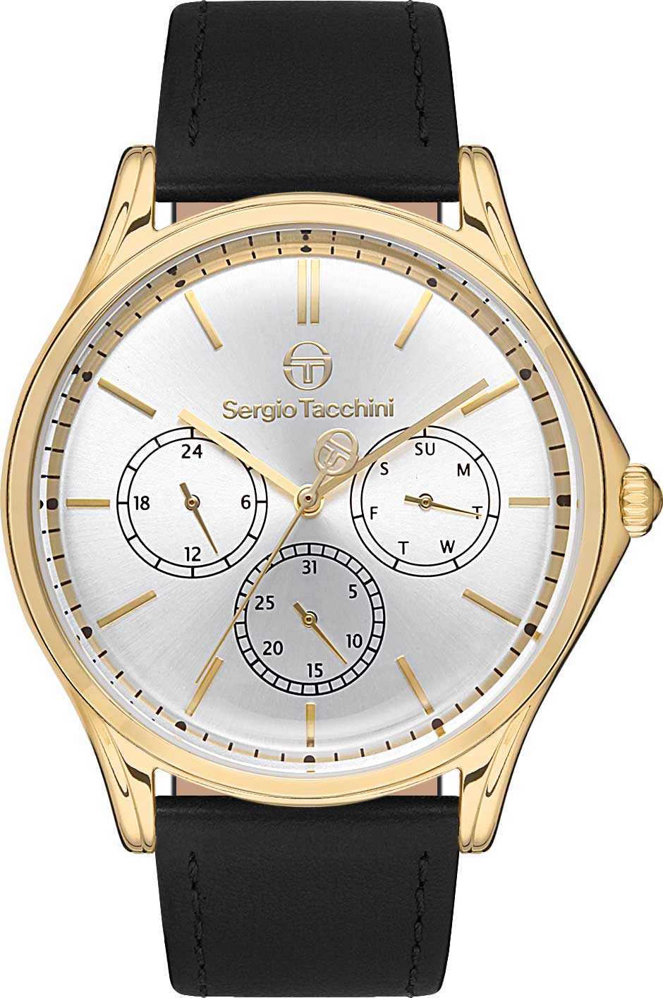 фото Наручные часы мужские sergio tacchini st.1.10266-3 черные