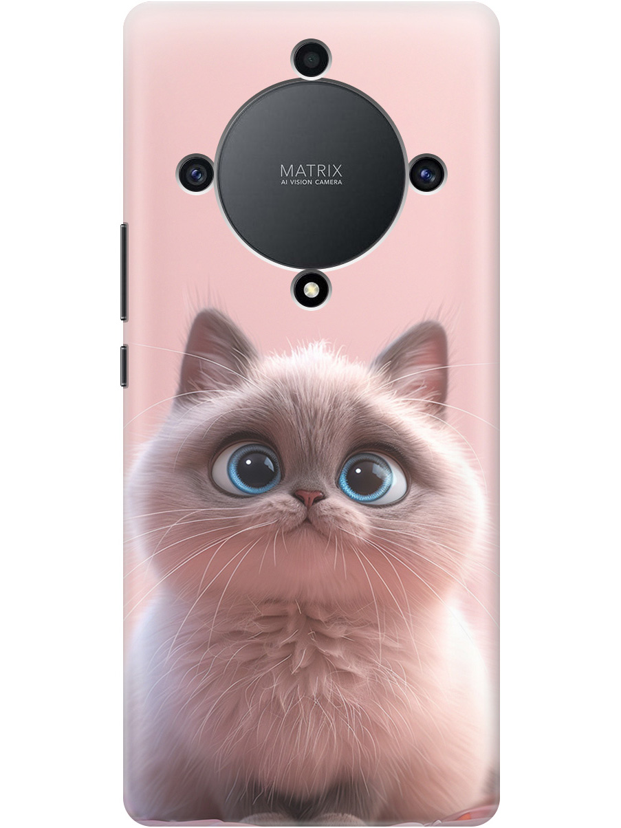 

Силиконовый чехол на Honor X9a / Magic5 Lite с принтом "Милейший котик", Прозрачный;розовый;серый, 769394711