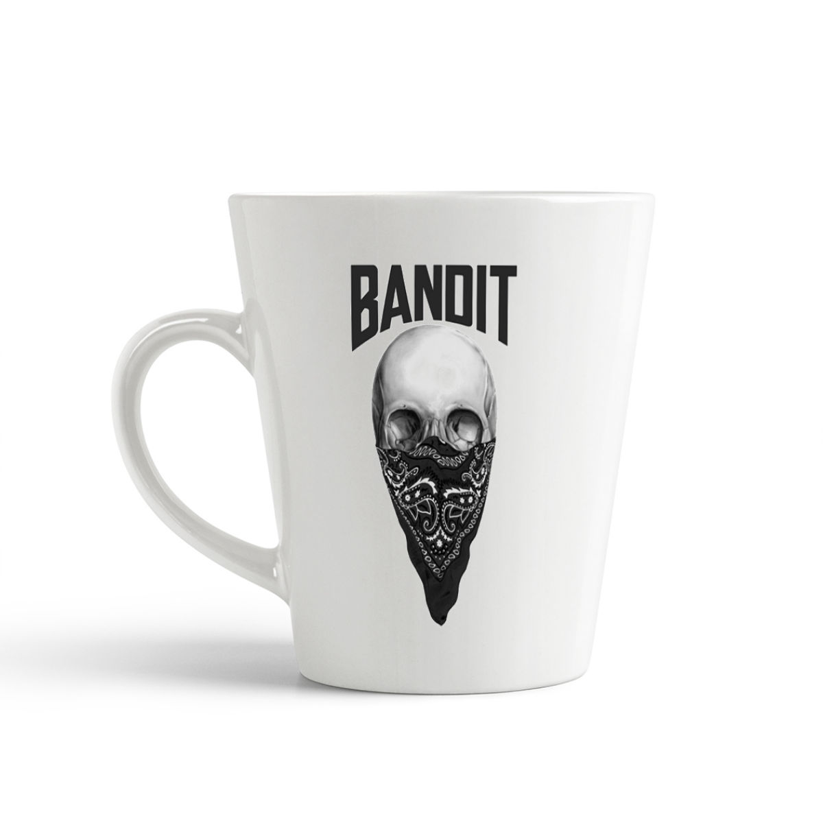 

Кружка-латте CoolPodarok Bandit Череп в косынке