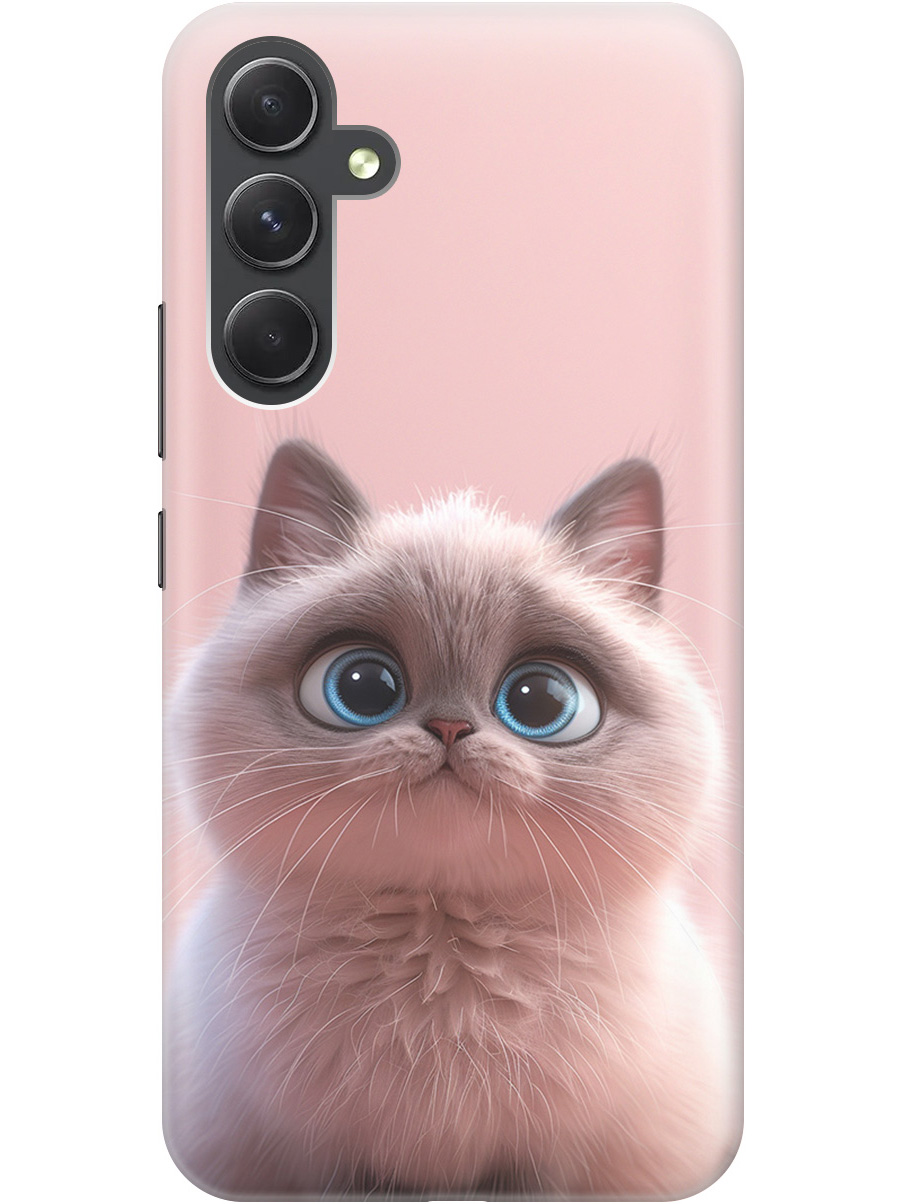 

Силиконовый чехол на Samsung Galaxy A54 5G с принтом "Милейший котик", Прозрачный;розовый;серый, 769297611