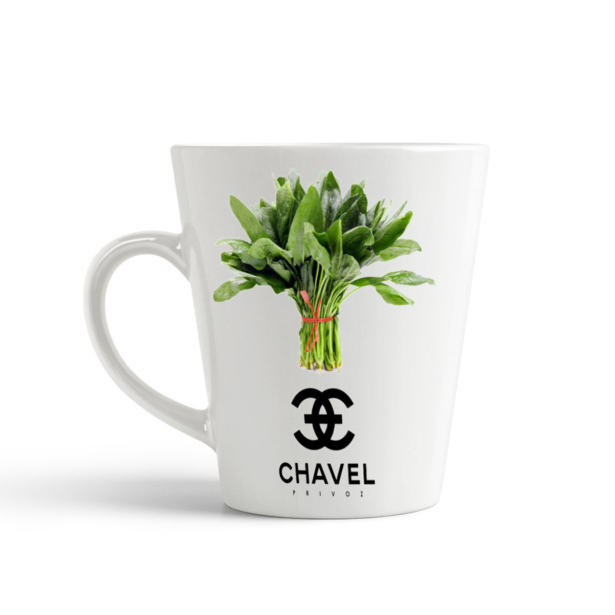 

Кружка-латте CoolPodarok Chavel privoz Щавель привоз