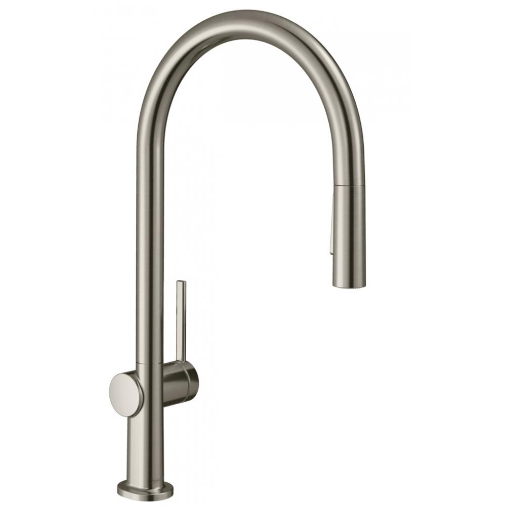 фото Смеситель для кухни с вытяжным душем сталь talis hg 72800800 hansgrohe