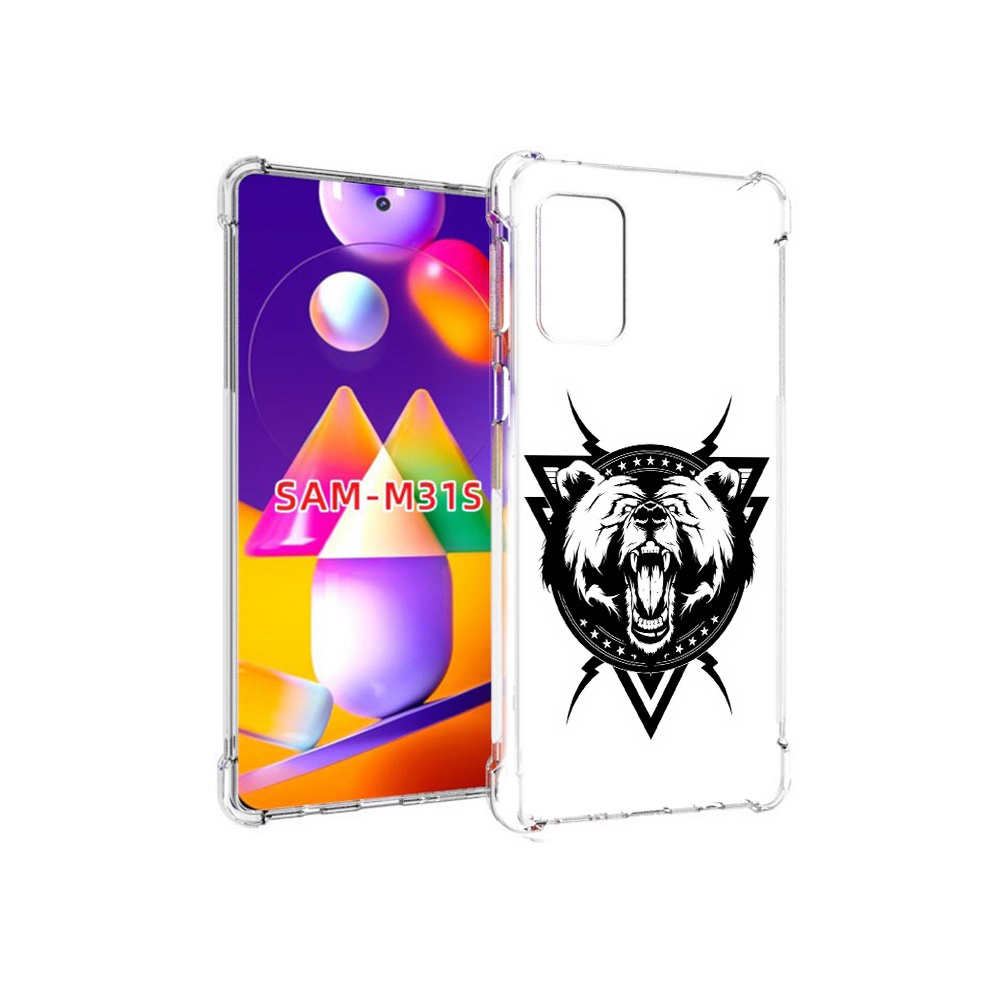 

Чехол MyPads Tocco для Samsung Galaxy M31s медведь в треугольнике (PT152186.489.464), Прозрачный, Tocco