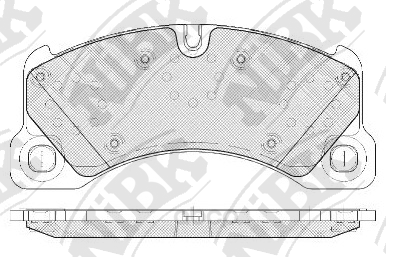 

Тормозные колодки NiBK передние дисковые PN0529