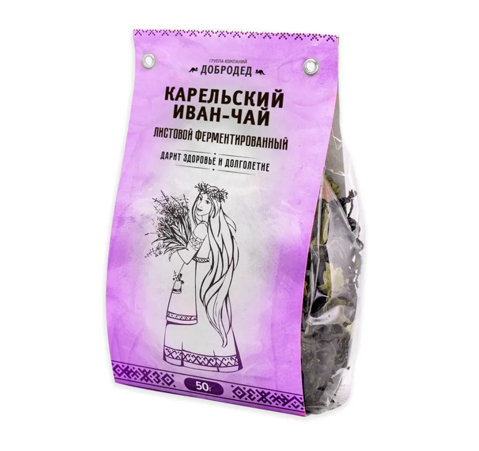 

Иван-Чай листовой ДоброДед ферментированный классический, 50 г, Иван-чай классический