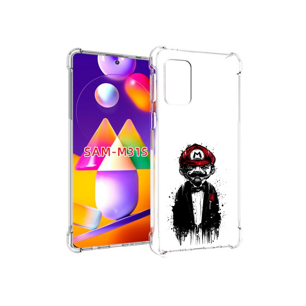 

Чехол MyPads Tocco для Samsung Galaxy M31s марио (PT152186.489.458), Прозрачный, Tocco