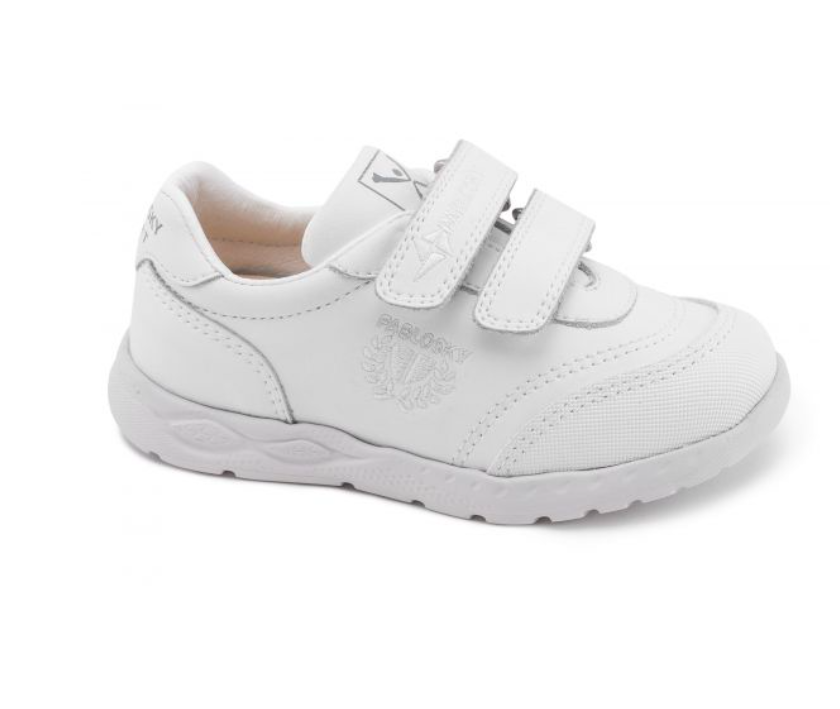 Кроссовки Pablosky для девочек, размер 30, белые, 296900, 1 пара