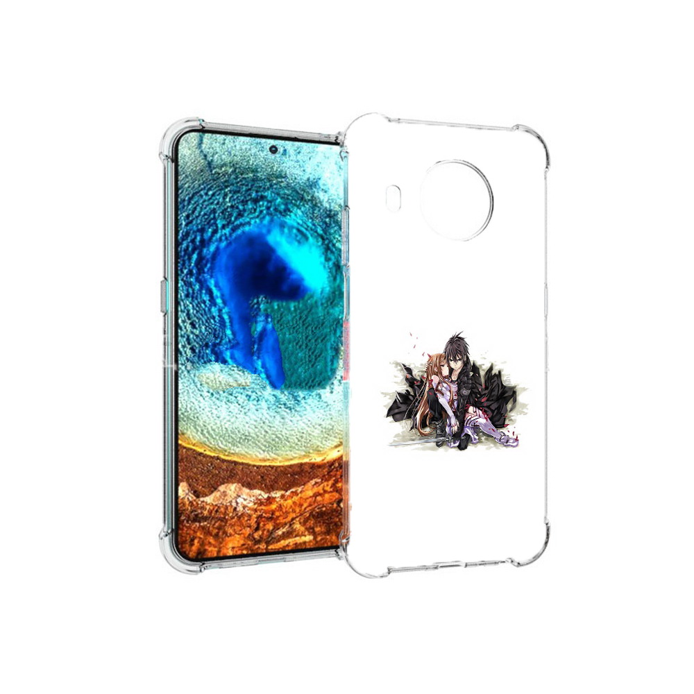 

Чехол MyPads Tocco для Nokia X20 аниме асуна (PT159436.101.222), Прозрачный, Tocco