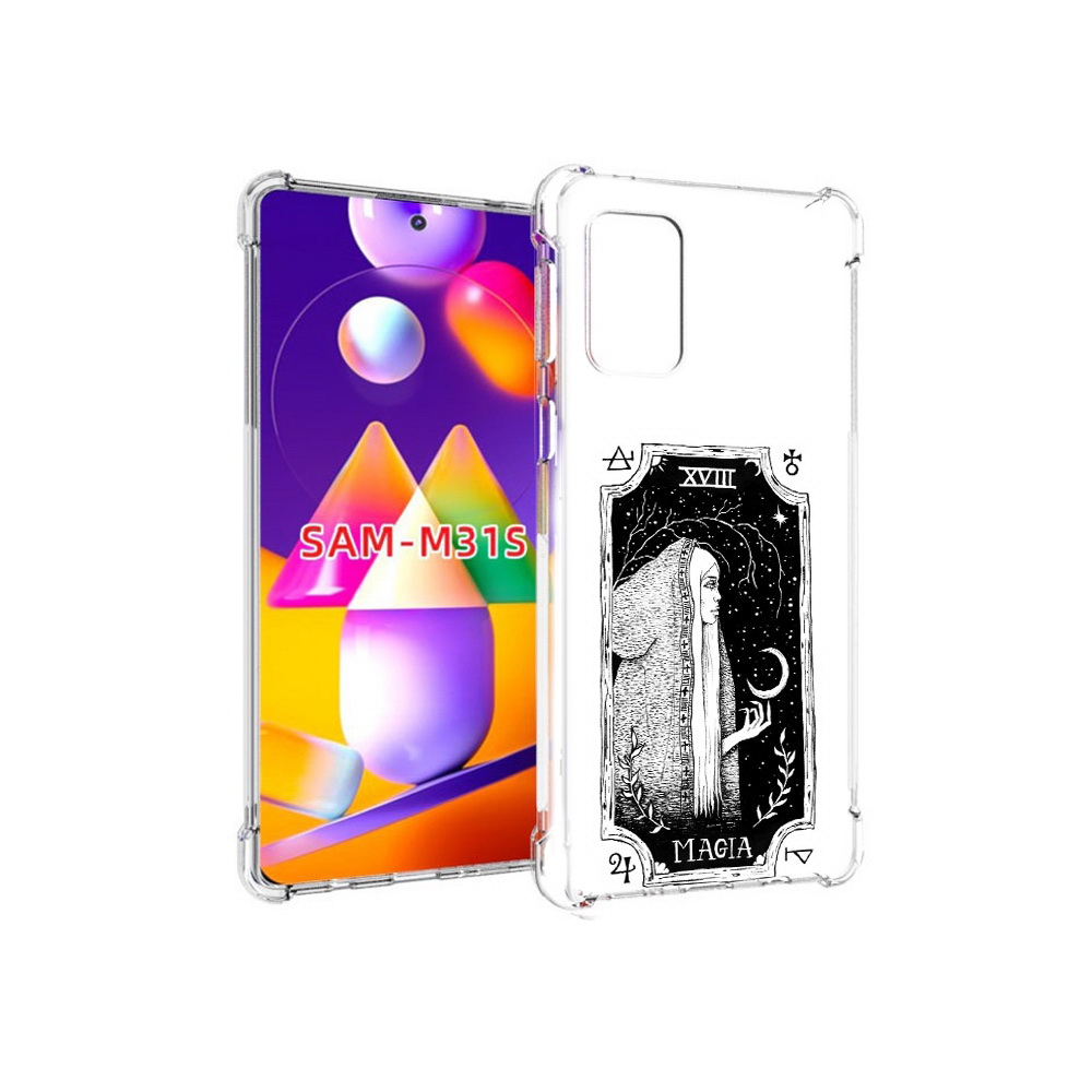 

Чехол MyPads Tocco для Samsung Galaxy M31s лунная магия (PT152186.489.447), Прозрачный, Tocco