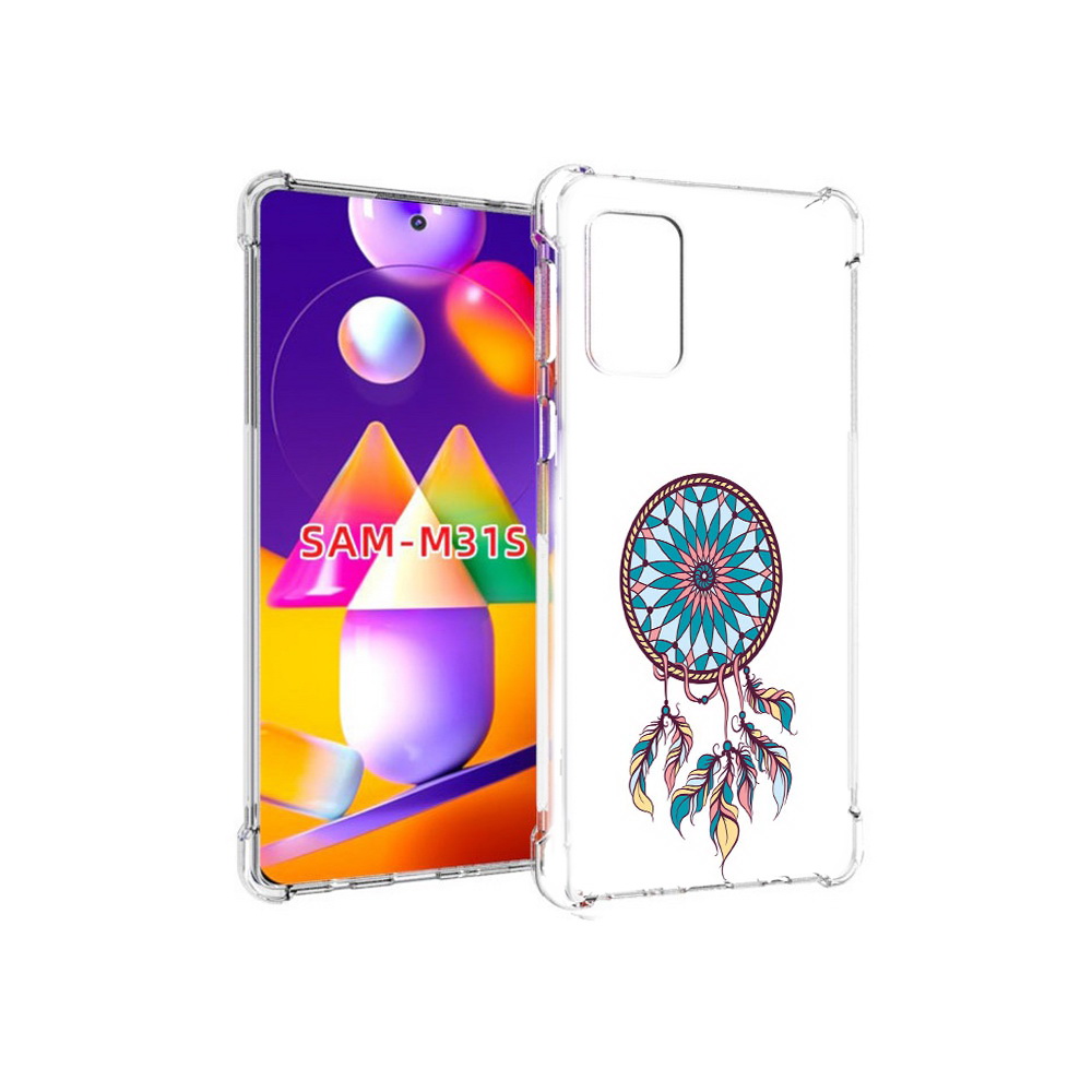 

Чехол MyPads Tocco для Samsung Galaxy M31s ловец снов синий (PT152186.489.443), Прозрачный, Tocco