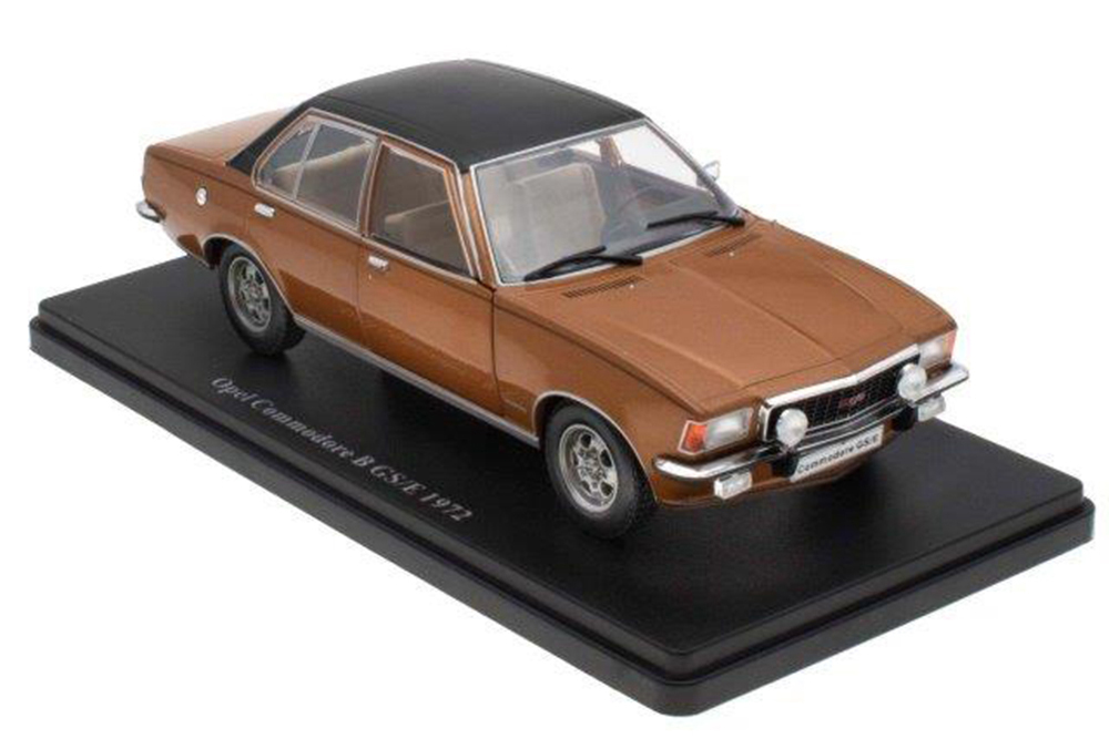 

Модель коллекционная ALTAYA Opel commodore b gs/e 1972 brown/black, Коричневый