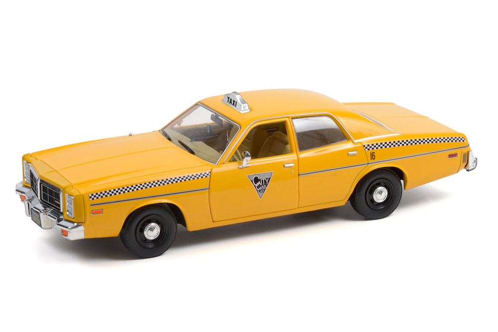 

Модель коллекционная GREENLIGHT Dodge monaco taxi city cab co. 1978 (из к/ф рокки iii), Желтый