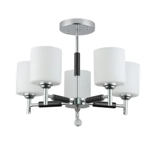 

Люстра 20202/5CR+BK WT